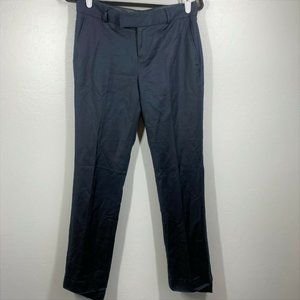 Banana Republic Martin Fit Women's High-Rise Straight-Leg Dress Pants in Navy